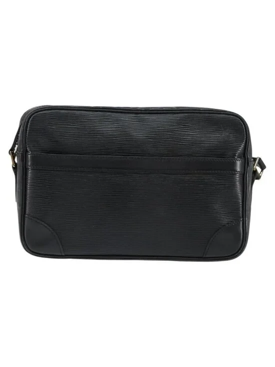 Authentic LOUIS VUITTON Epi Trocadero 27 Shoulder Bag Black M52312 LV - Picture 5 of 16